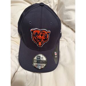 Chicago Bears New Era 39THIRTY Hat – Small/Medium – Navy – NFL Licensed